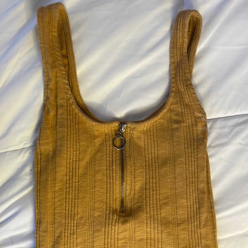 Mustard Tank Top